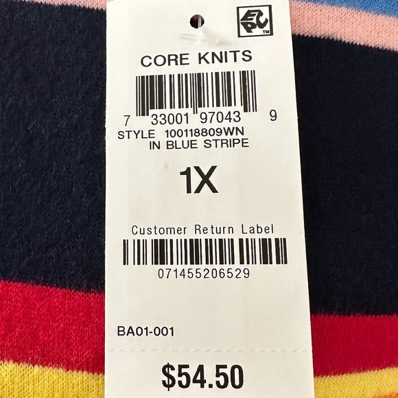 STYLE & CO Sporty Knit Top - 1X - Picture 8 of 9